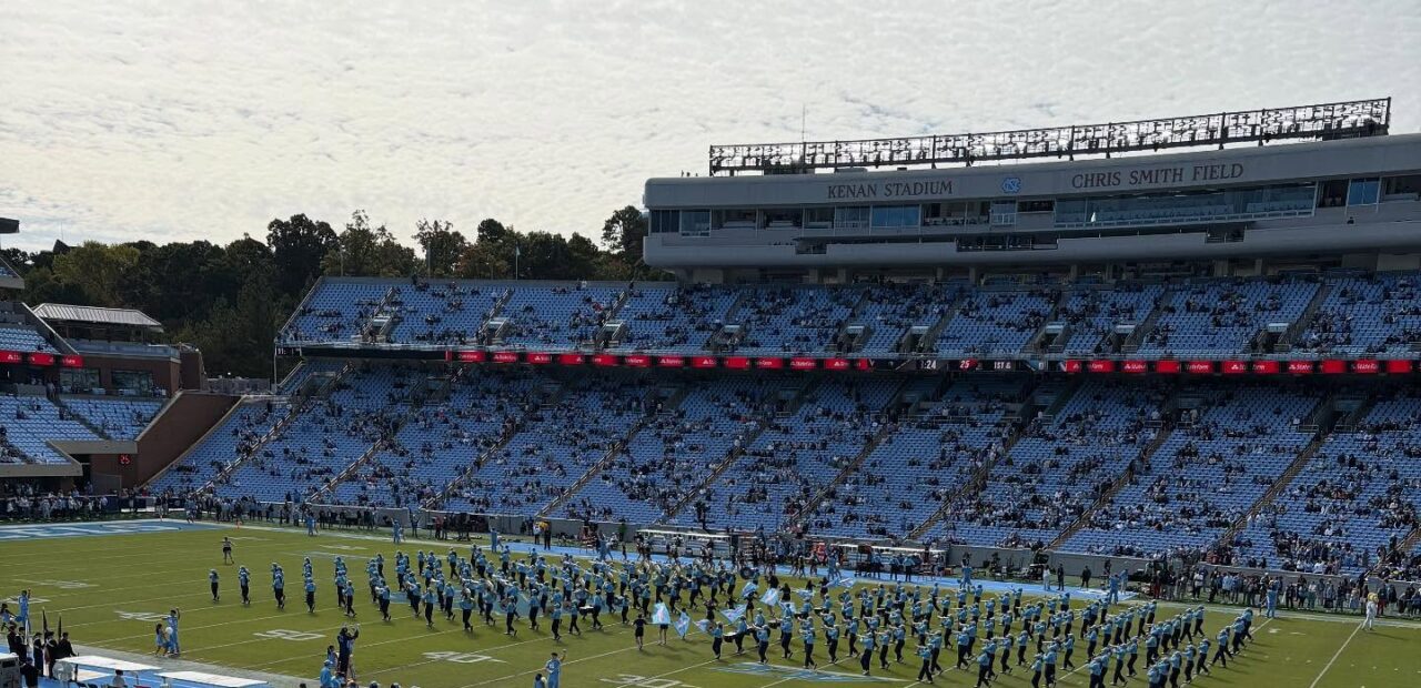 Spotty Crowd at UNC